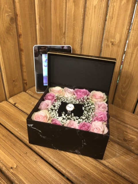 🕰️ Twilight Bloom Marble Box