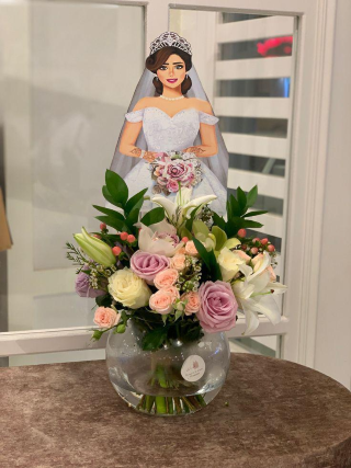 Bride’s Bloom Luxury Vase Arrangement 👰