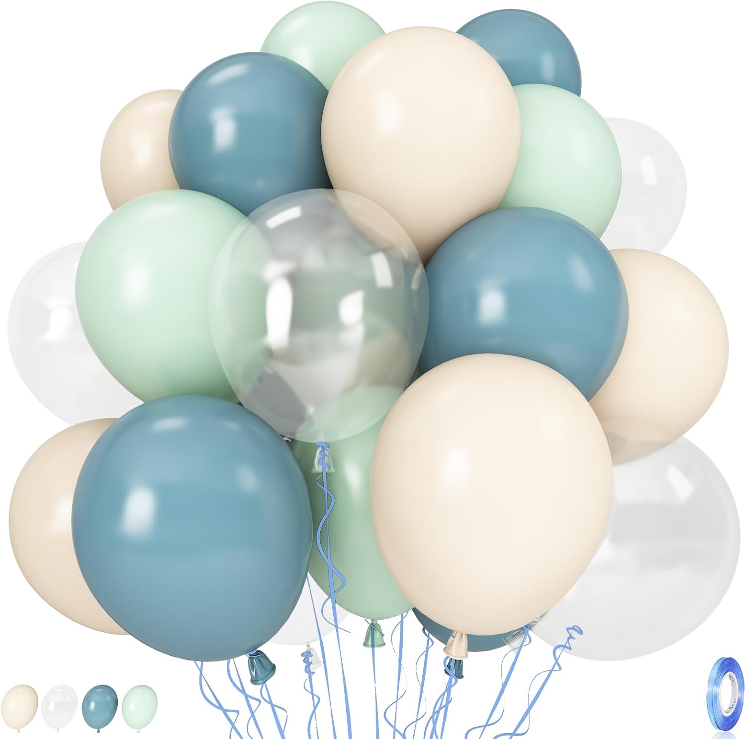 The "Boho Eucalyptus" Assorted Balloon Set-20pcs