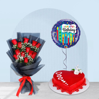 ❤️ Romantic Red Birthday Combo