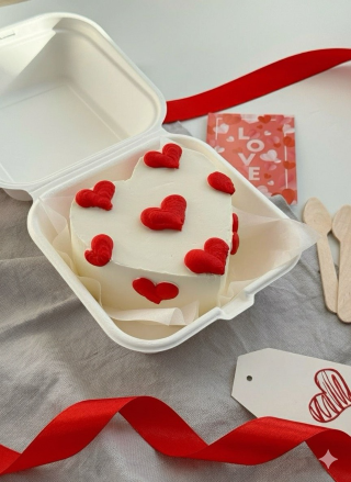 Heartburst Bento Cake
