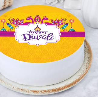 Happy Diwali Theme Cake - Image 3
