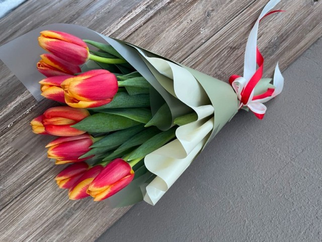 Sunset Flame Tulip Bouquet 🔥🌷