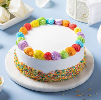 Rainbow Sprinkles Cake