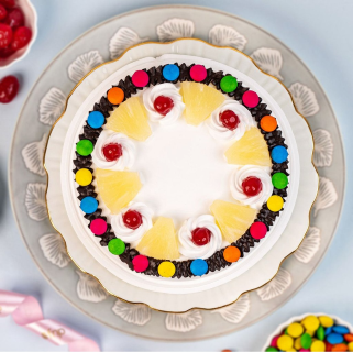 Pineapple Cherry Candy Cake 🎂🍍🍒 - Image 3