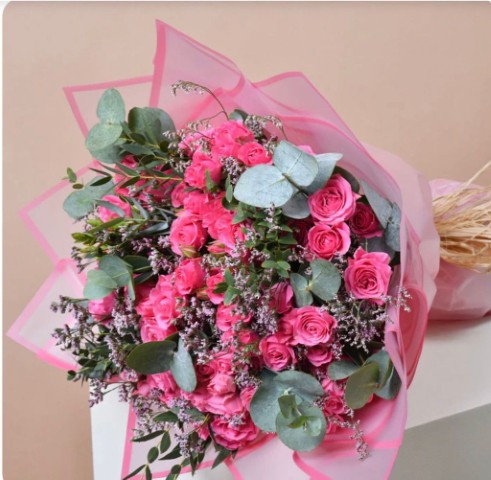 🎀 Rosé Garden Wrap