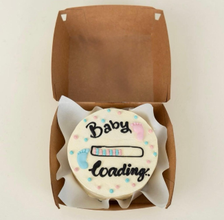 Pastel Baby Loading… Bento Cake