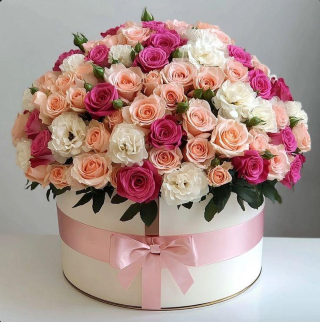 Elegant Bloom Box – Blush Romance