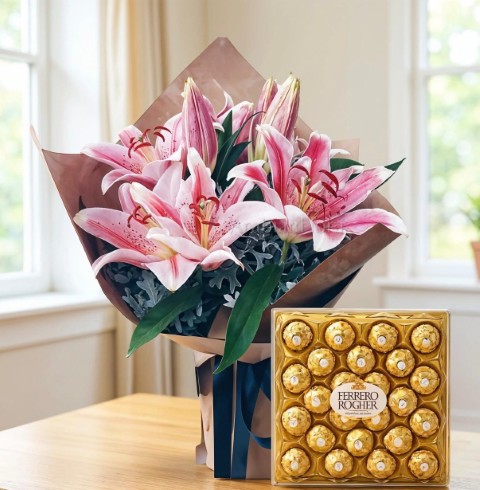 Blush Lily & Ferrero Delight Set 💝