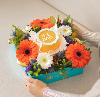 Dad Flower Cake Box