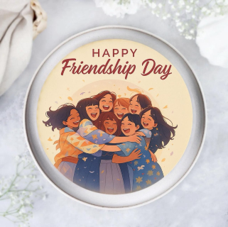 Friendship Day Chocolate Cake - Image 3
