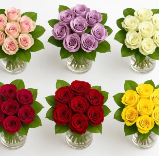 Mini Rose Vase Collection - Image 2