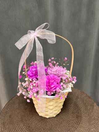 Handmade Floral Basket