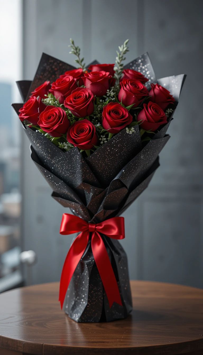 🌹 Red Rose Elegance Bouque