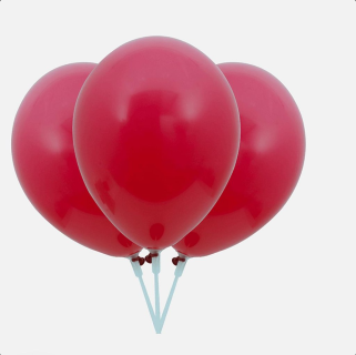❤️ Red Balloon Trio – 3 pcs