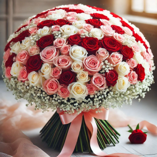 Royal Bloom Grand Rose Bouquet
