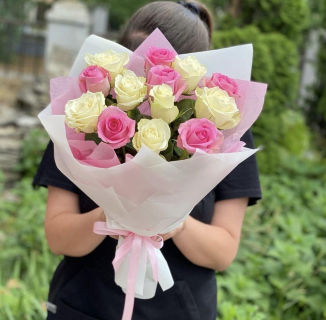 Pink & Cream Rose Harmony