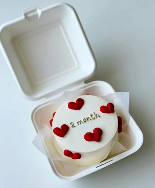 Love in Miniature – 2 Month Bento Cake