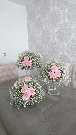 Pink Mist Centerpiece