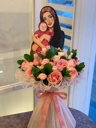 Pink Rose Mother’s Day Bouquet 💕