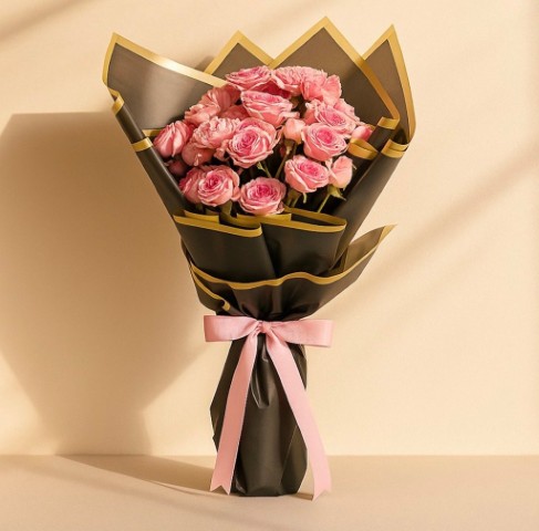 🖤 Pink Rose Elegance Bouquet