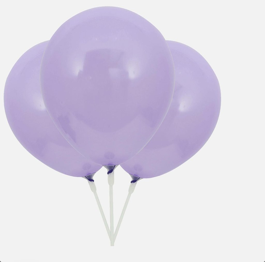 💜 Purple Balloon Trio – 3 pcs