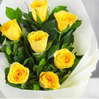 Sunny Yellow Roses - Image 2
