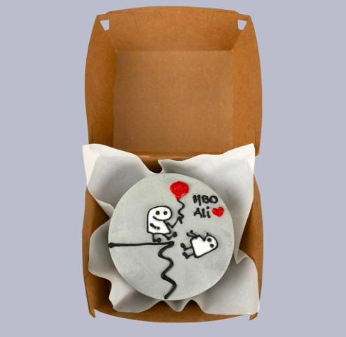 👻 Whimsical Cliffside – HBD Ali Cake