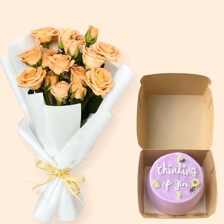 🍑 Peach & Lavender Comfort Set