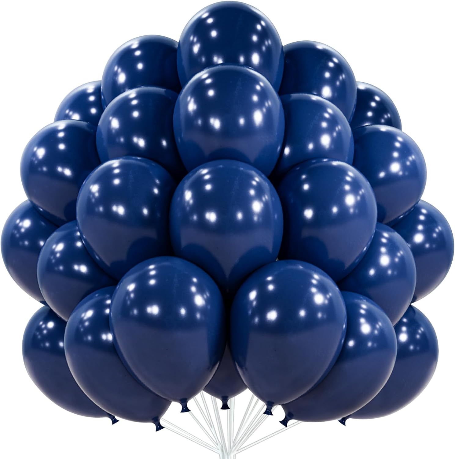 PartyWoo Navy Blue Party Balloons-15pcs