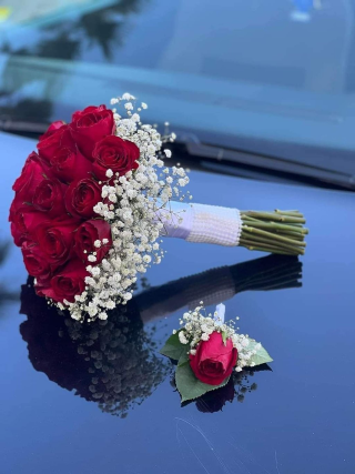 Crimson Elegance Car Set