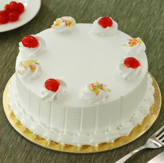 Classic Cherry Vanilla Cake