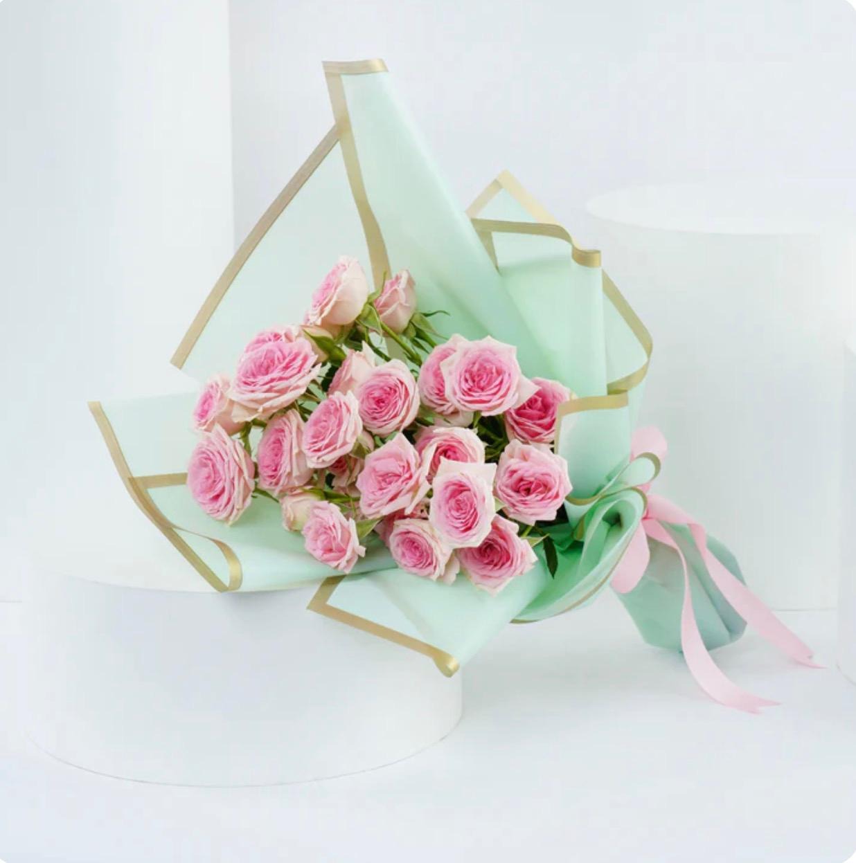 🌷 Pastel Whisper Rose Wrap - Image 2