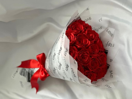 Love Wrapped Roses