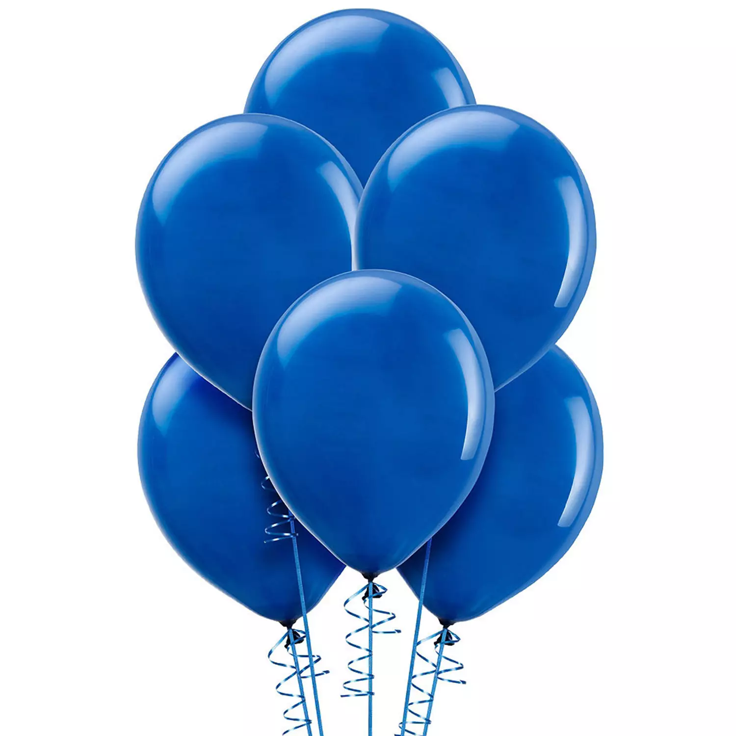 Royal Blue Party Balloons-6pcs
