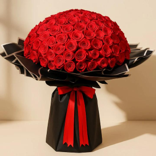 Ultimate 100+ Red Rose Bouquet