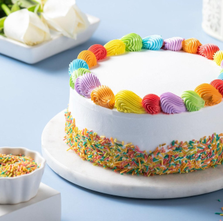 Rainbow Sprinkles Cake - Image 4