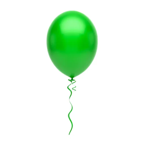 Vibrant Green Party Balloons