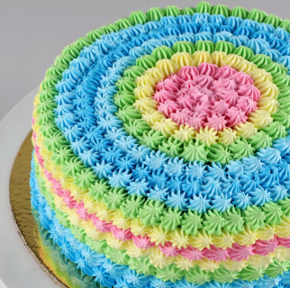 Rainbow Cream Cake - Image 3